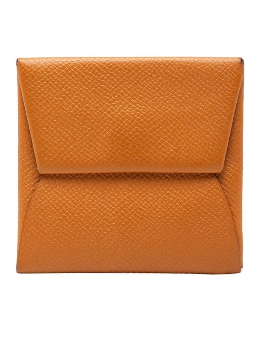 Hermes Bastia PM Coin Purse Brown Veau Epsom